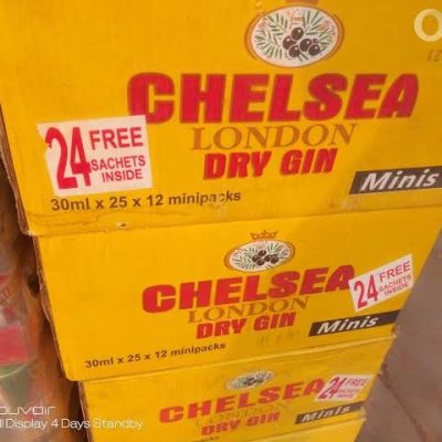 Chelsea London Dry Gin — Carton 24 x 14 cl