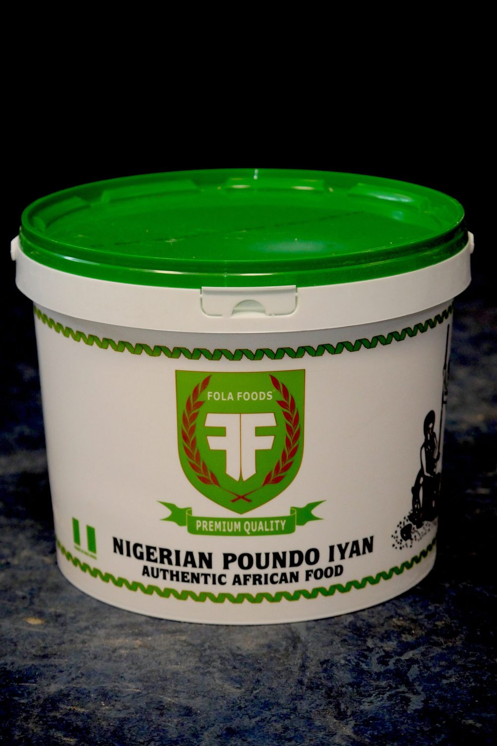 Fola Foods Pounded Yam (Poundo Iyan) — Seau 4 kg (PRO)