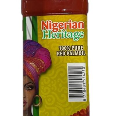 Nigeria Heritage Huile de Palme Rouge 12 x 1 L