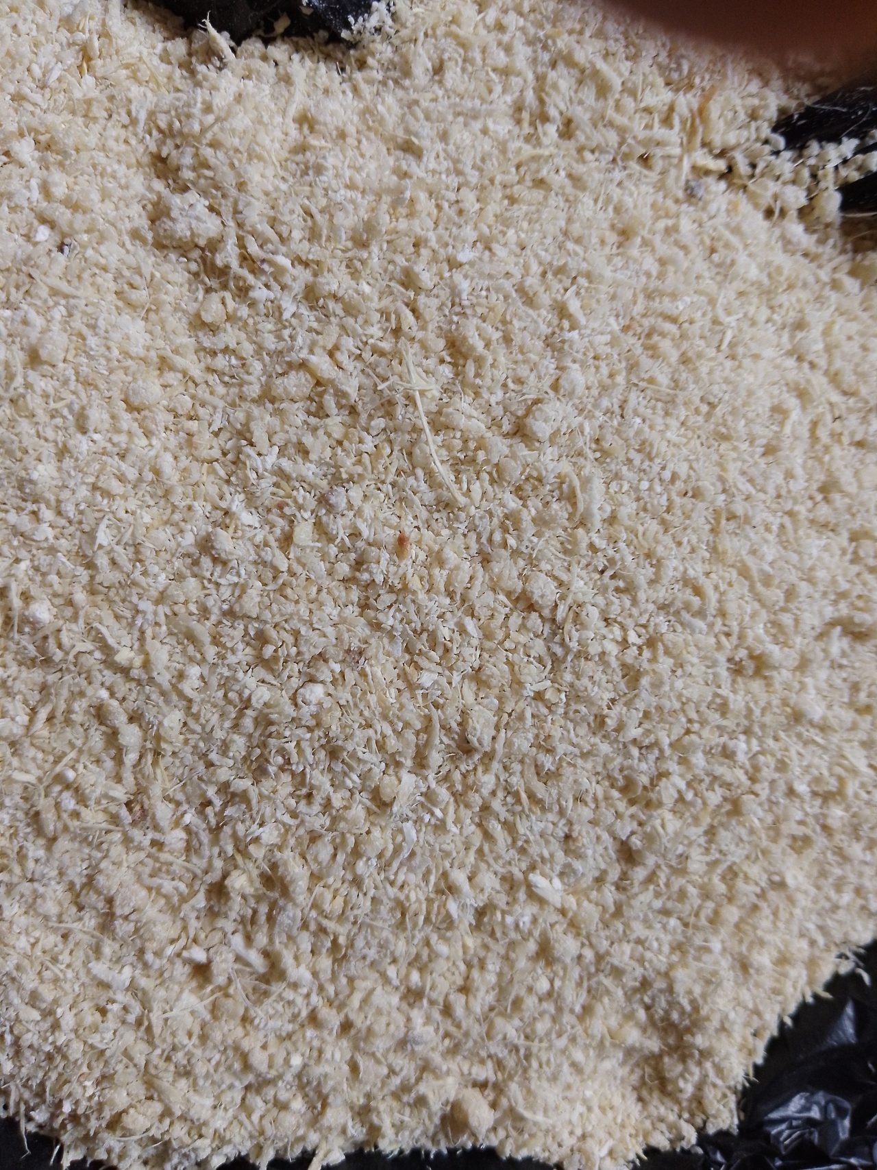 Bol de gari, granulés de manioc fermenté et torréfié